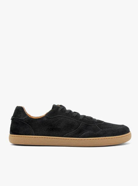 Schwarze Herren Barfuß Halbschuhe