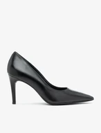Stilettos aus schwarzem Leder