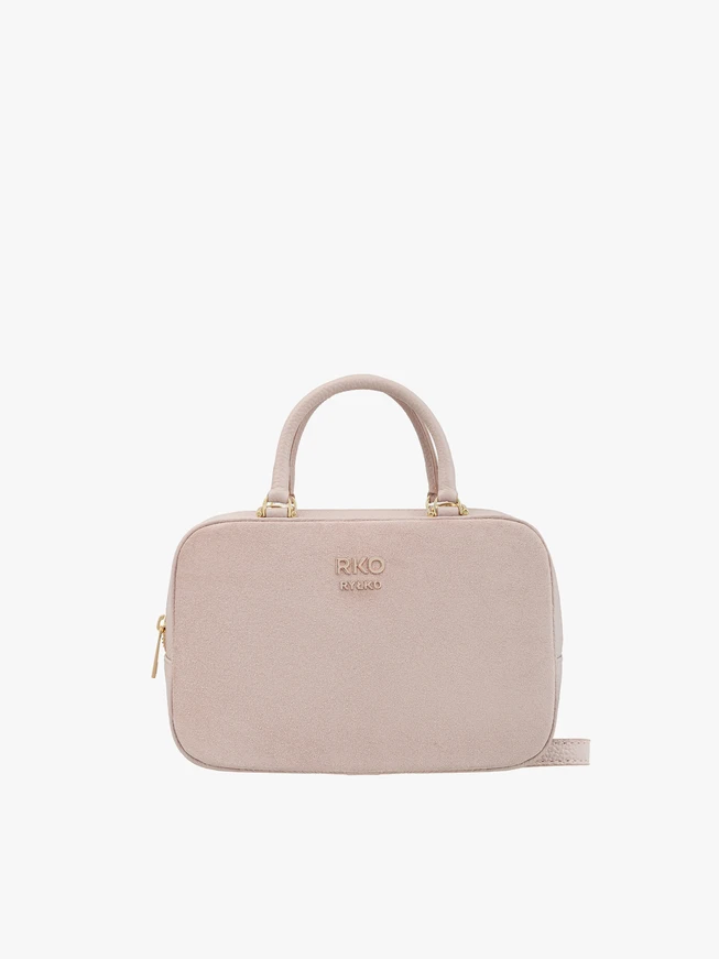 Hellrosa Bowlingtasche