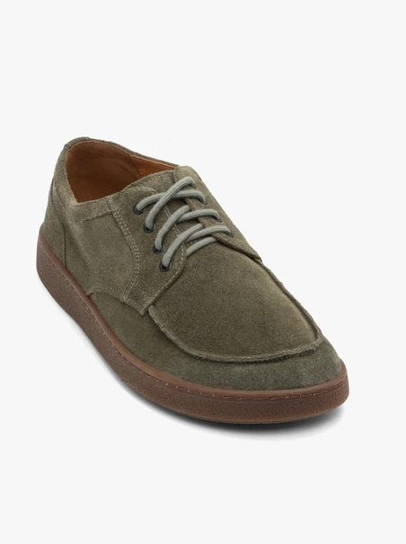 Herren Barfuß Halbschuhe oliv