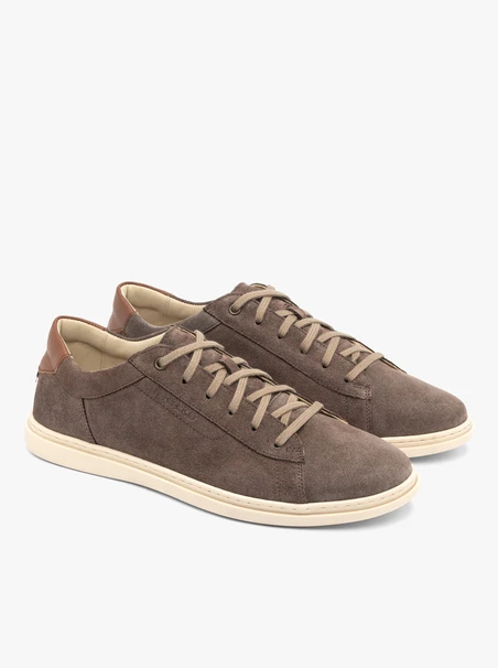 Dunkelbraune Schnürhalbschuhe