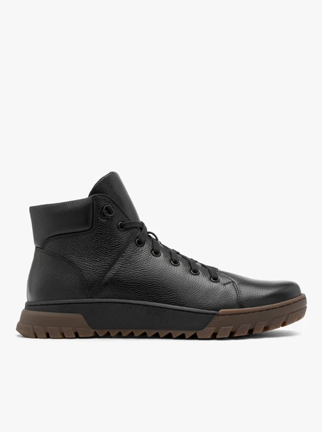 Schwarze Herrenstiefel im sportlichen Stil