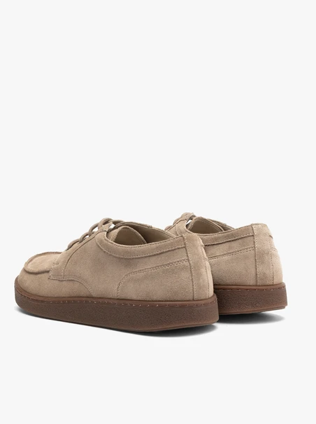 Beige Herren Barfuß Halbschuhe
