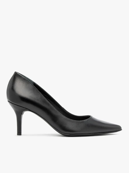 Schwarze Stiletto-Pumps