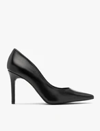 Schwarze hohe Stiletto-Pumps