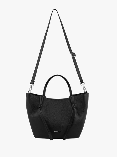 Schwarze große Handtasche