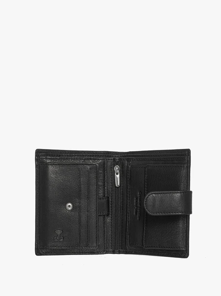 Schwarzes Portemonnaie für Männer