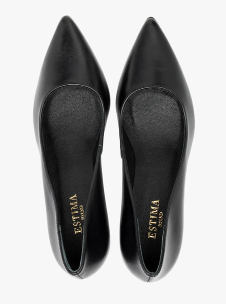 Schwarze Stiletto-Pumps