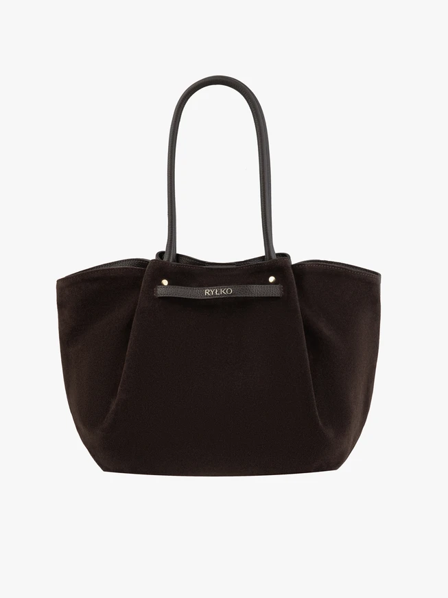 Große Shopper-Tasche aus Schokolade
