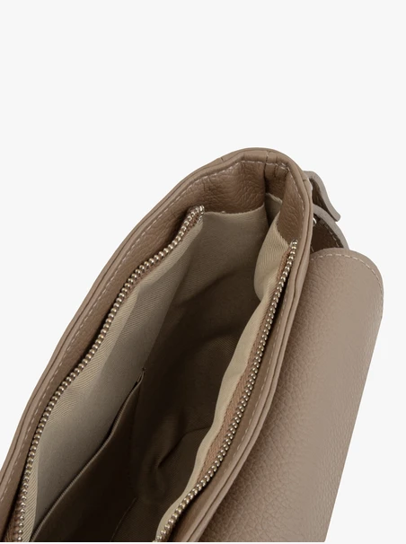 Beige mittelgroße Handtasche