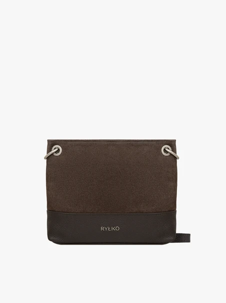 Kleine braune Handtasche