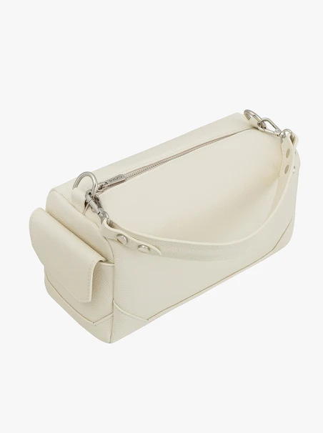 Cremefarbene Boxbag
