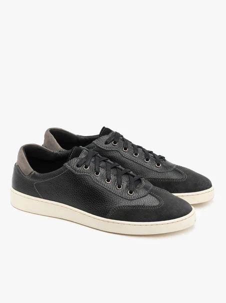Schwarze Schnürhalbschuhe für Männer