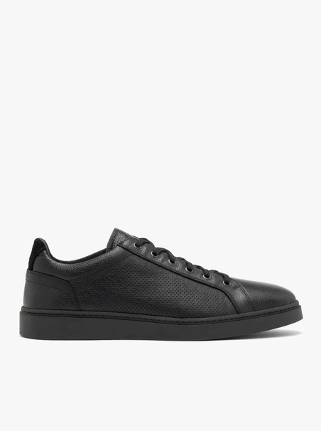 Schwarze sportliche Halbschuhe für Männer