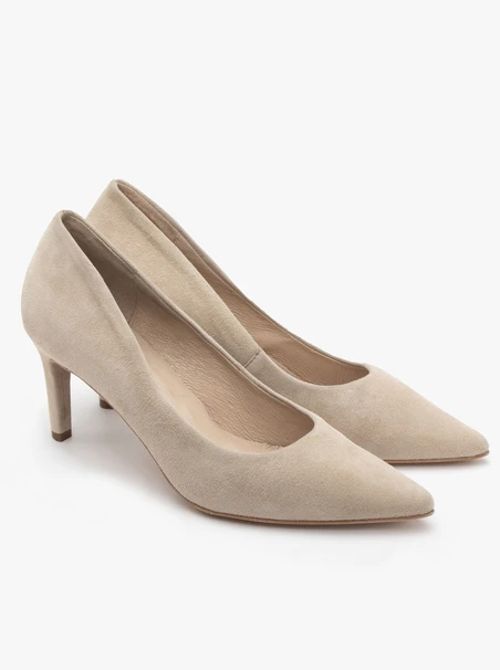Stiletto-Pumps aus Velours