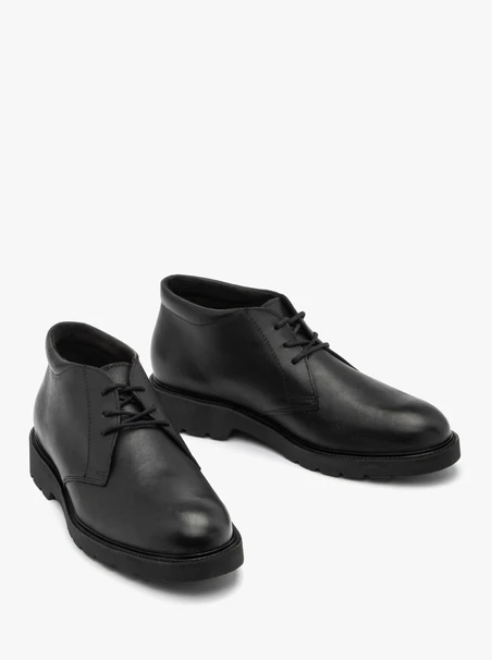 Schwarze Herren Turnschuhe im Freizeitstil