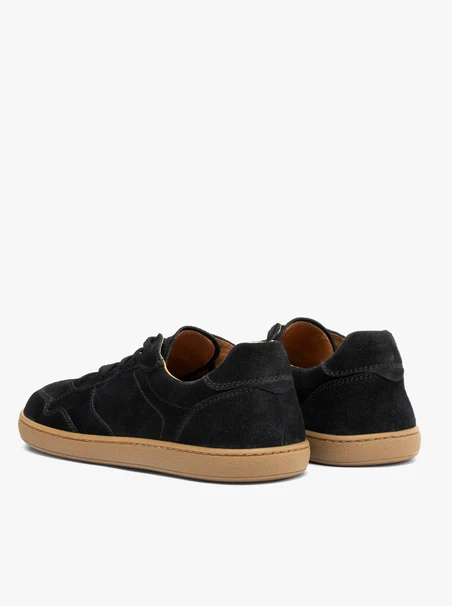 Schwarze Herren Barfuß Halbschuhe