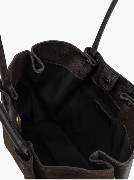 Große Shopper-Tasche aus Schokolade