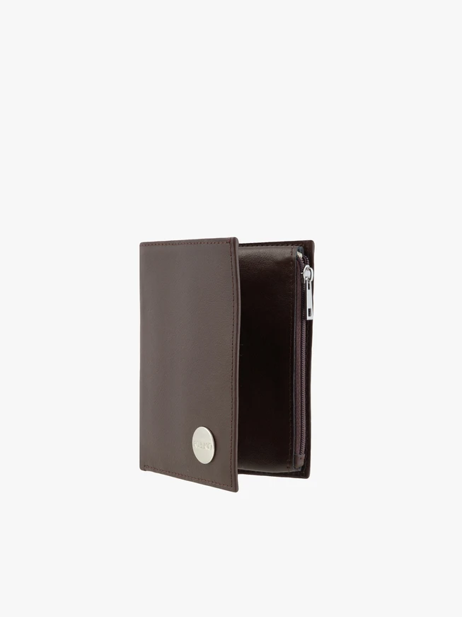 Portemonnaie aus braunem Leder