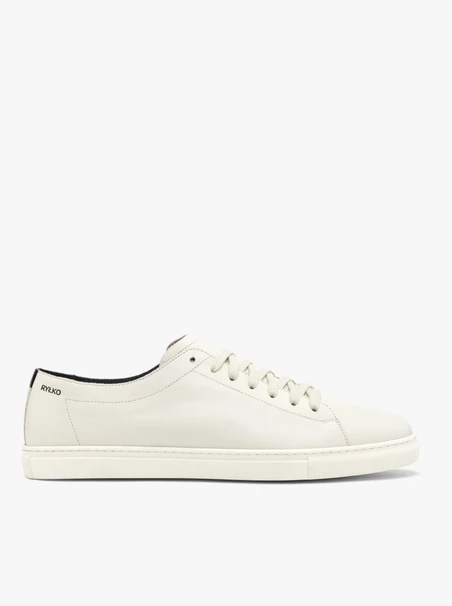 Cremefarbene sportliche Halbschuhe