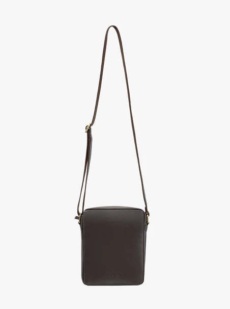 Kleine braune Herrentasche