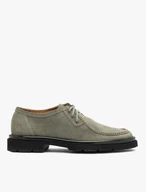 Olive Schnürhalbschuhe