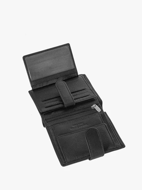 Schwarzes Portemonnaie für Männer