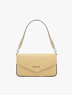 Leuchtend gelbe Clutch-Tasche mit Kette
