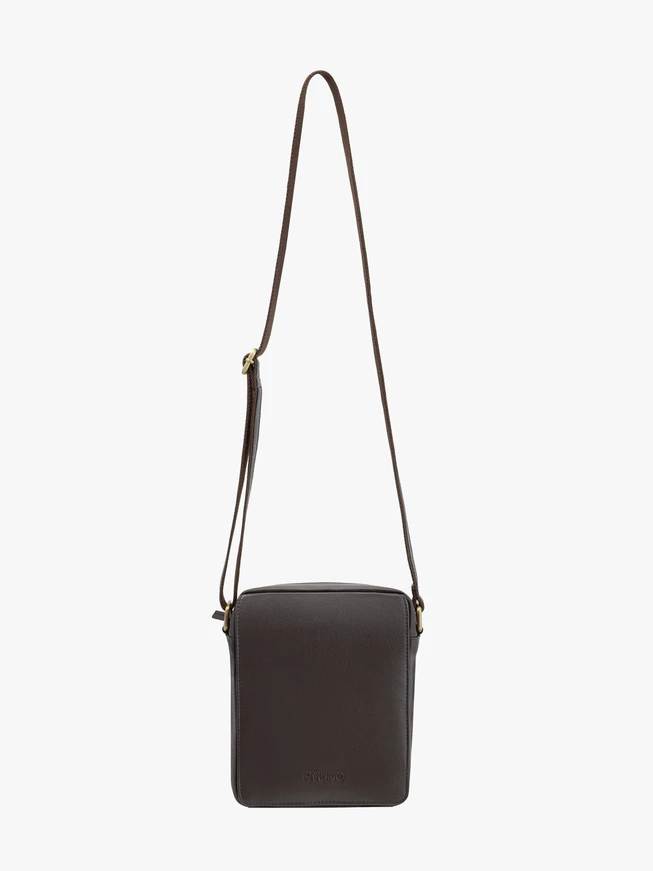 Kleine braune Herrentasche
