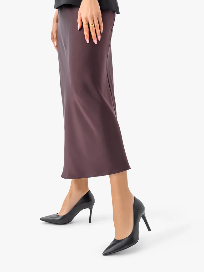 Schwarze hohe Stiletto-Pumps