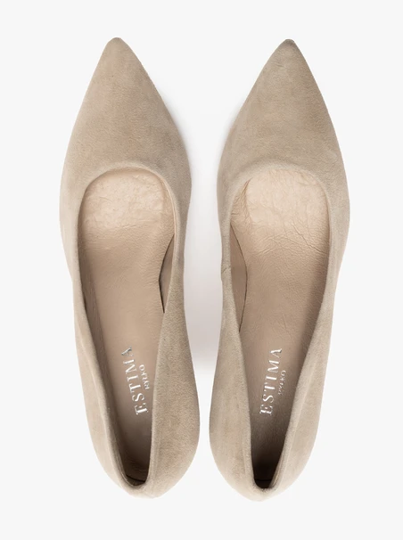 Stiletto-Pumps aus Velours