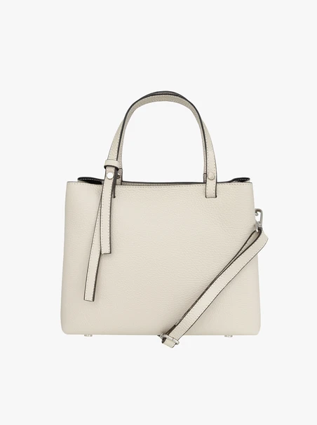 Cremefarbene elegante Handtasche