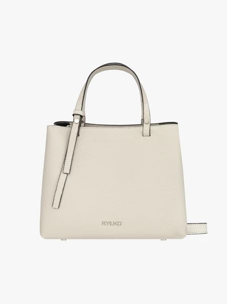 Cremefarbene elegante Handtasche