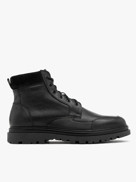Solide Herrenstiefel mit dekorativem Schaft