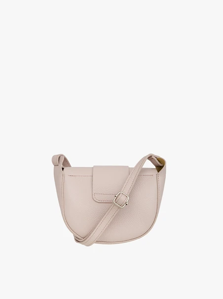 Handtasche aus hellrosa Vollnarbenleder
