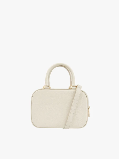Cremefarbene Bowlingtasche