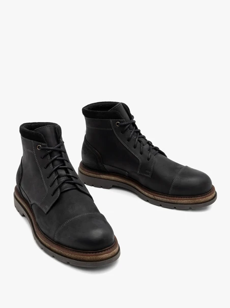 Lässige Stiefel in Schwarz