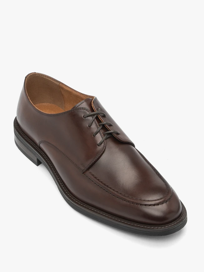 Braune formelle Halbschuhe der Spitzenklasse