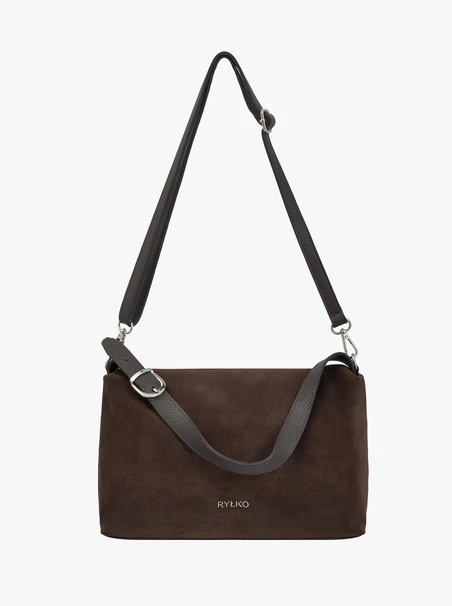 Braune mittelgroße Handtasche