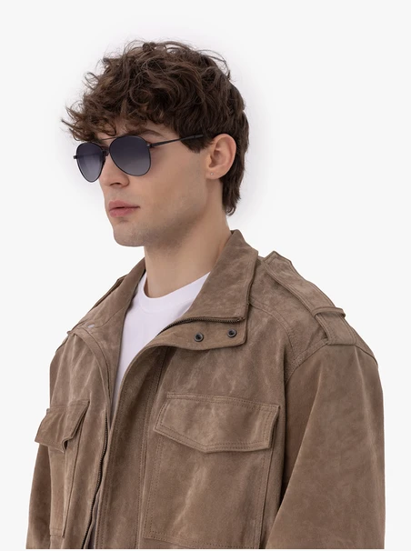 Unisex Flieger-Sonnenbrille mit getönten Gläsern
