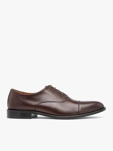 Braune formelle Halbschuhe der Spitzenklasse