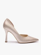 Stiletto-Pumps aus Platin
