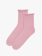Rosa Baumwollsocken