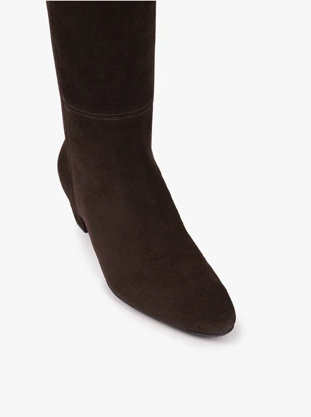 Braune Stiefel mit Absatz
