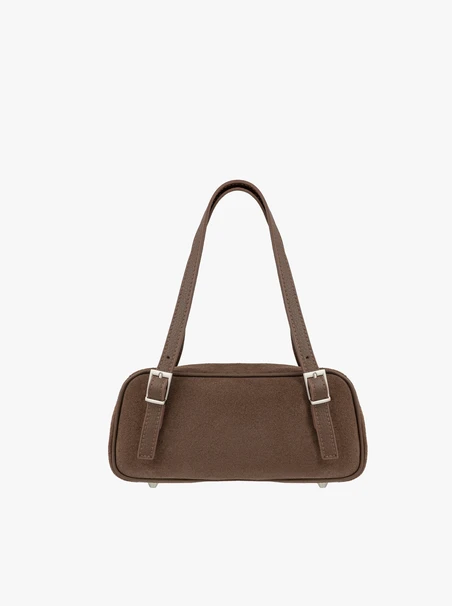 Braune kleine elegante Handtasche