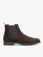 Braune Velours-Pantoffeln