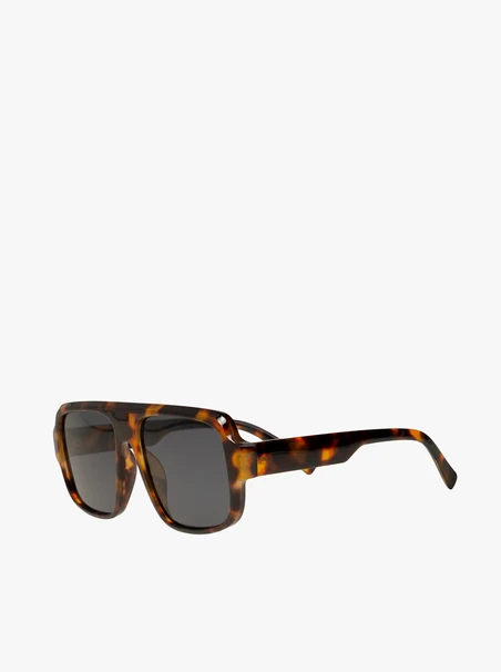 Unisex-Sonnenbrille mit Rahmen mit Leopardenmuster
