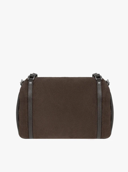 Dunkelbraune Handtasche