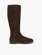 Braune Stiefel mit schmalem Schaft