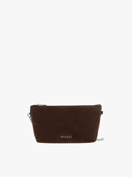Braune Handtasche mit Kette